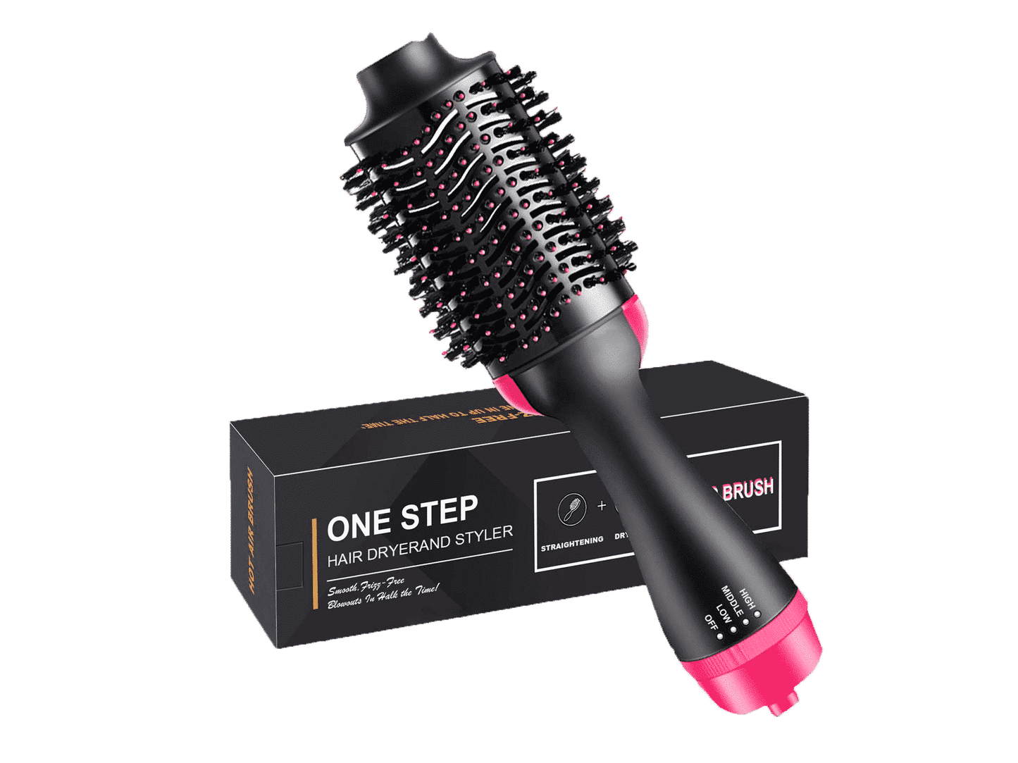 Cepillo Voluminizador y Alisador 3 en 1  - Haydry Pro-Styling:
