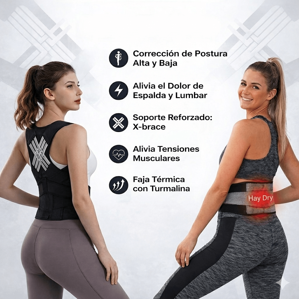 HayDry™ - Corrector Ortopédico de Diseño Ergonómico + (Faja Térmica GRATIS)