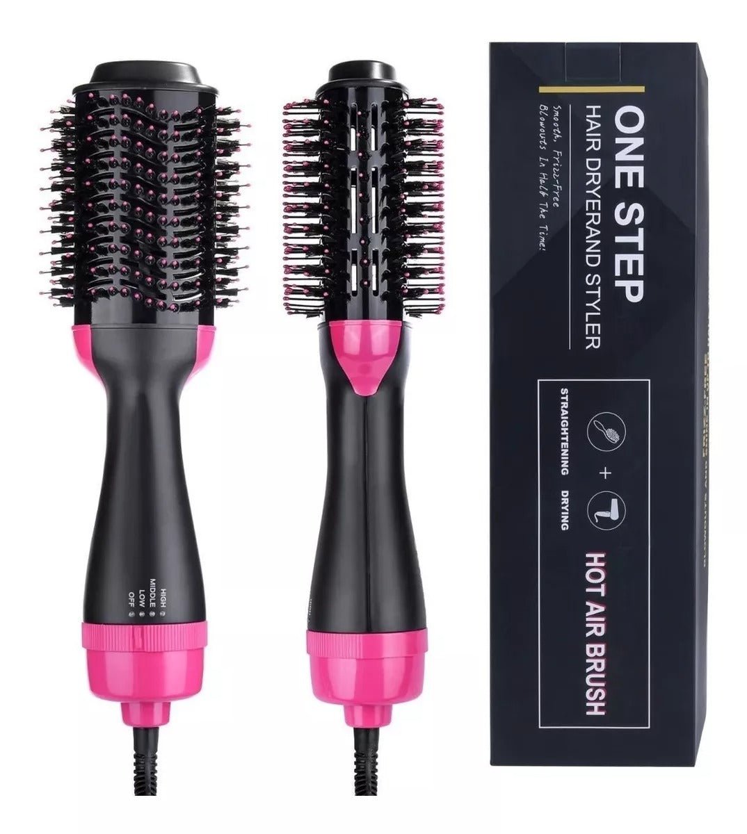 Cepillo Voluminizador y Alisador 3 en 1  - Haydry Pro-Styling: